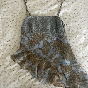 NWT urban outfitters asymmetrical fairy paisley tank top